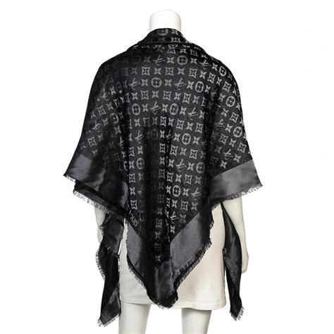 shine shawl louis vuitton|louis vuitton monogram shawl black.